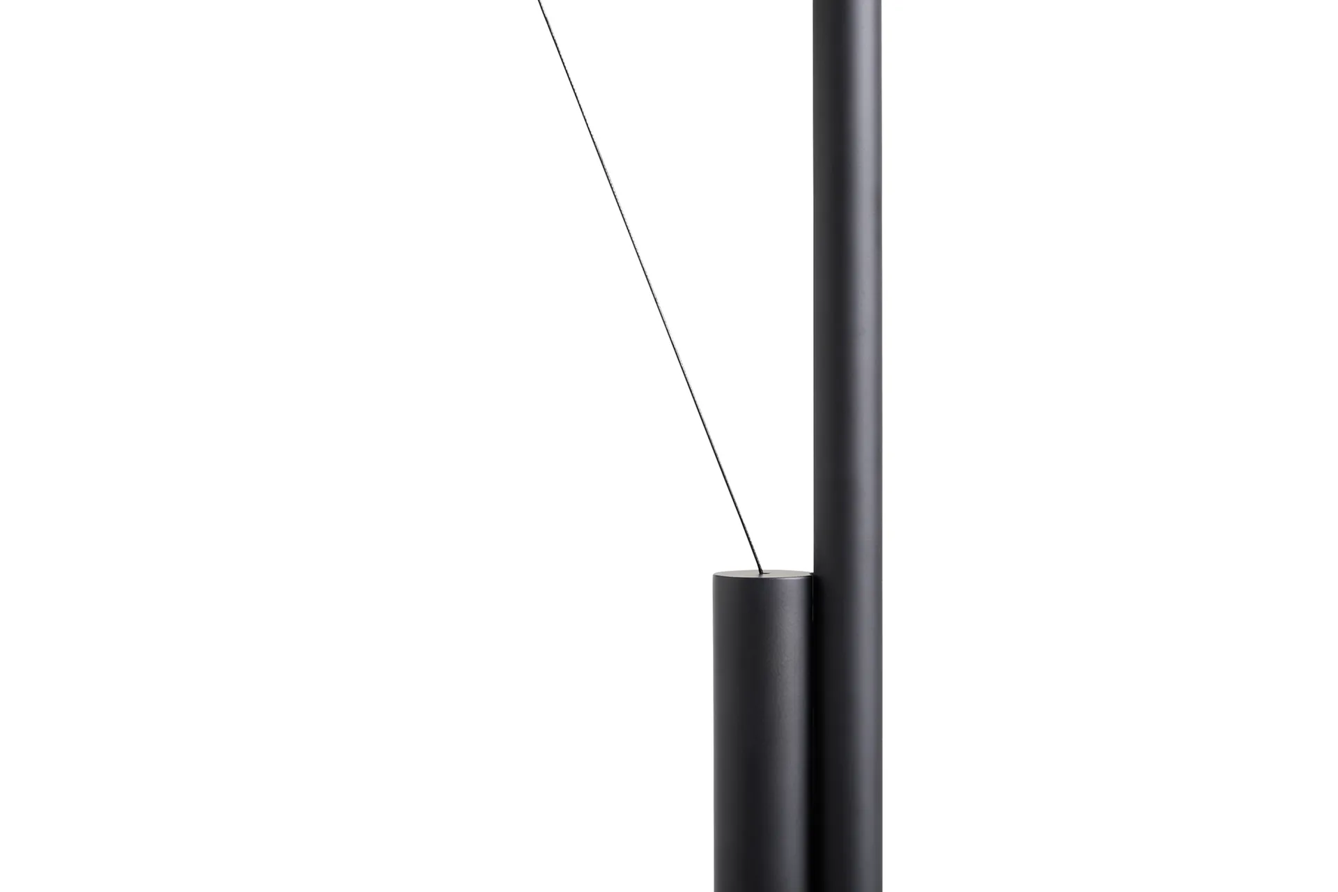 Fifty-Fifty  bordlampe, Soft black HAY