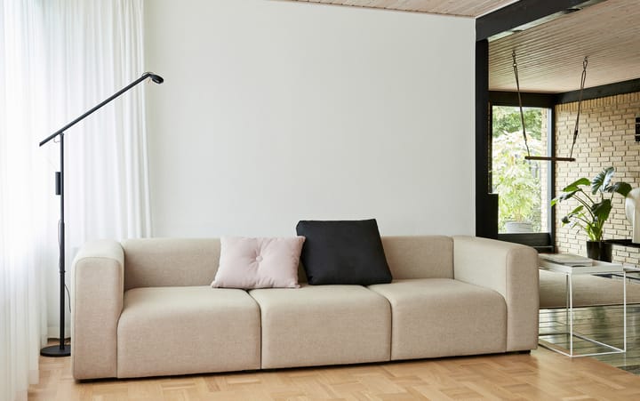 Fifty-Fifty floor stålampe, Soft black HAY