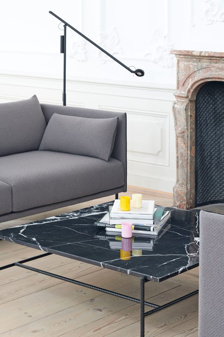 Fifty-Fifty floor stålampe, Soft black HAY