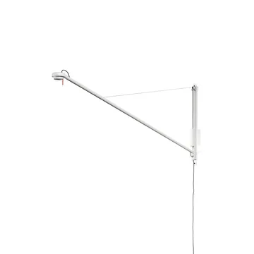 Fifty-Fifty vegglampe - Cream white - HAY