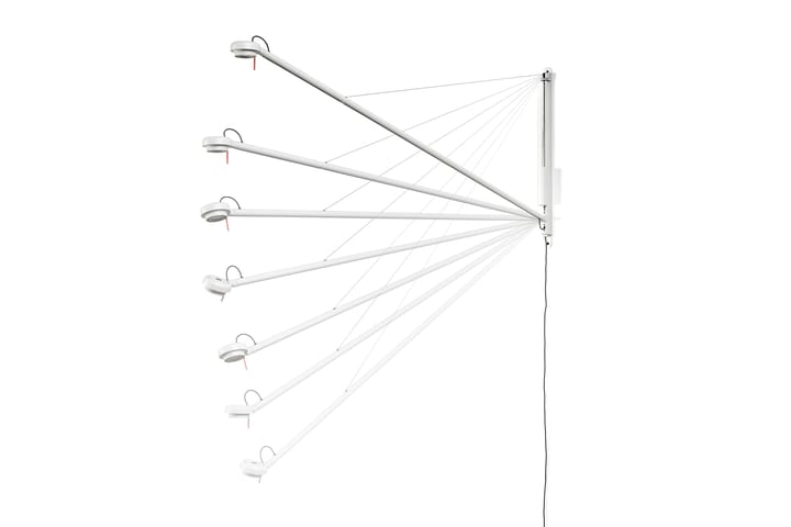Fifty-Fifty vegglampe, Cream white HAY