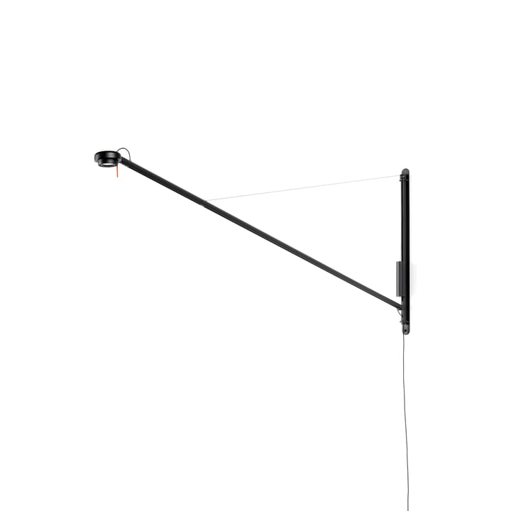 Fifty-Fifty vegglampe - Soft black - HAY