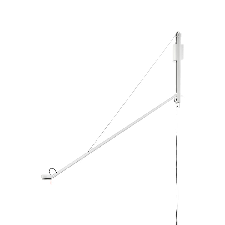 Fifty-Fifty wall vegglampe, Cream white HAY