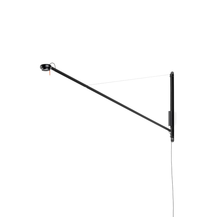 Fifty-Fifty wall vegglampe - Soft black - HAY