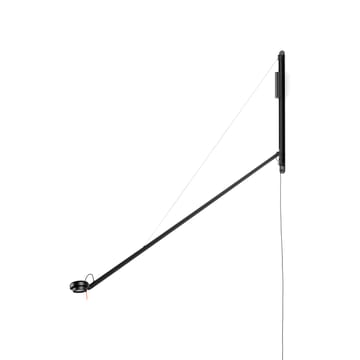 Fifty-Fifty wall vegglampe - Soft black - HAY