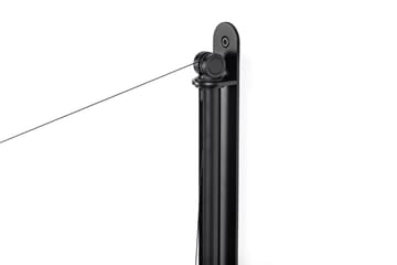 Fifty-Fifty wall vegglampe - Soft black - HAY