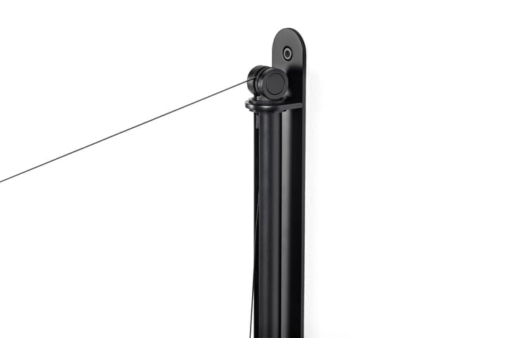 Fifty-Fifty wall vegglampe, Soft black HAY
