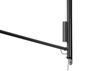 Fifty-Fifty wall vegglampe - Soft black - HAY
