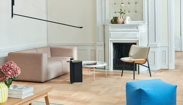 Fifty-Fifty wall vegglampe - Soft black - HAY