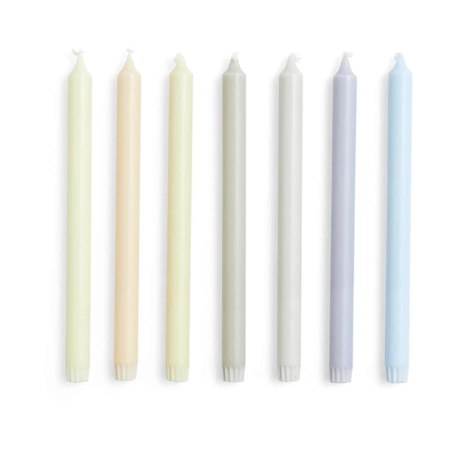 Gradient Candle lys 7-pakning, Neutrals HAY