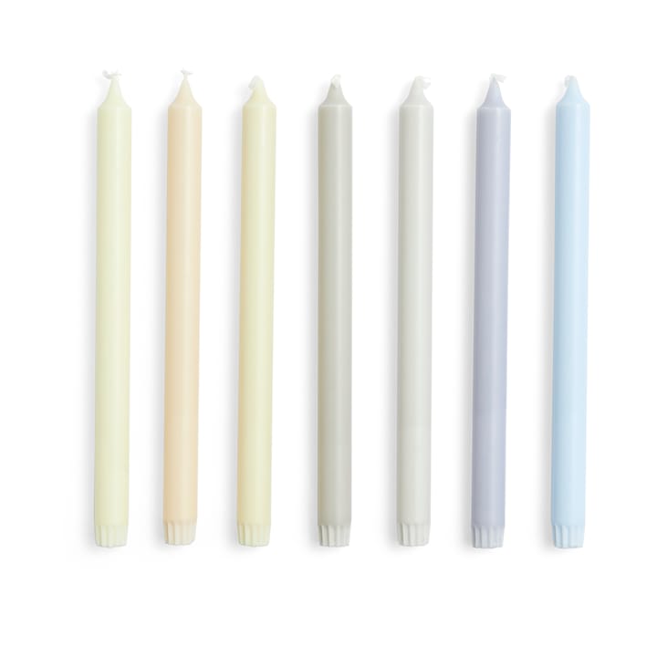Gradient Candle lys 7-pakning - Neutrals - HAY