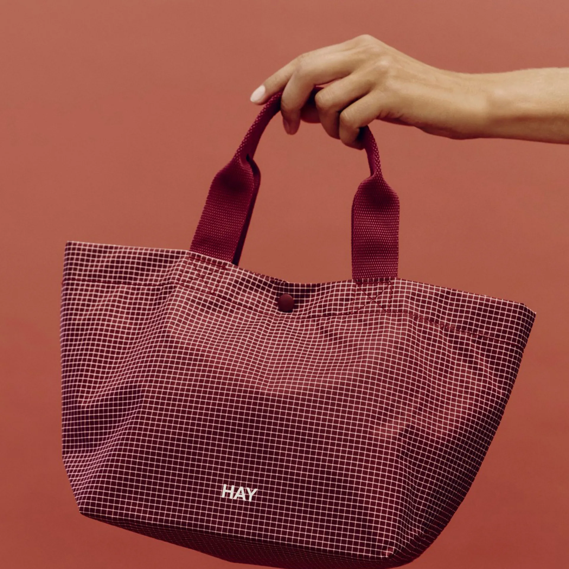 Grid Everyday Bag veske, Burgundy, mini HAY