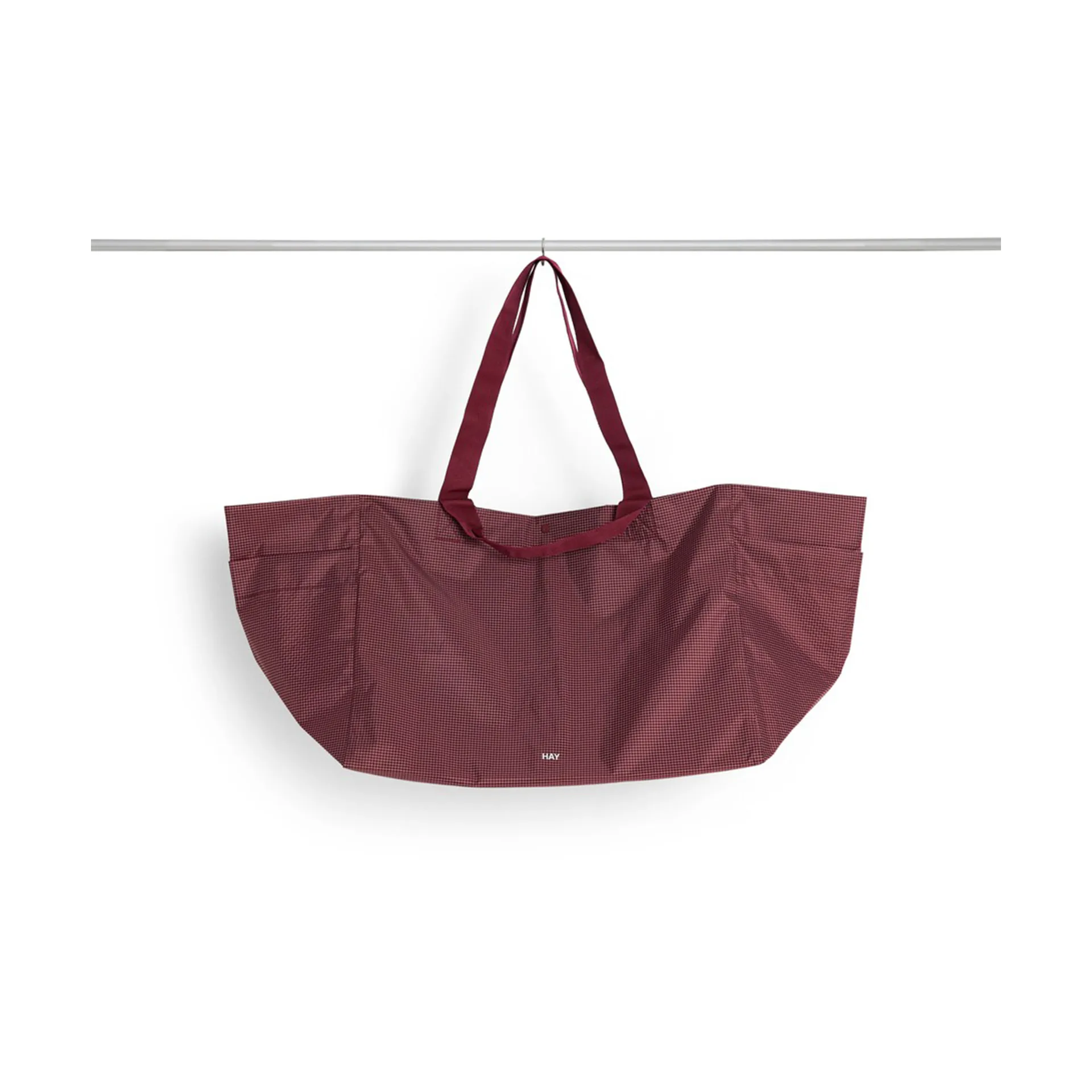 Grid Weekend Bag veske, Burgundy, large HAY