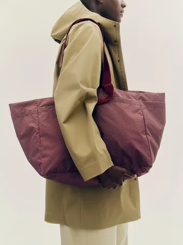 Grid Weekend Bag veske - Burgundy, large - HAY