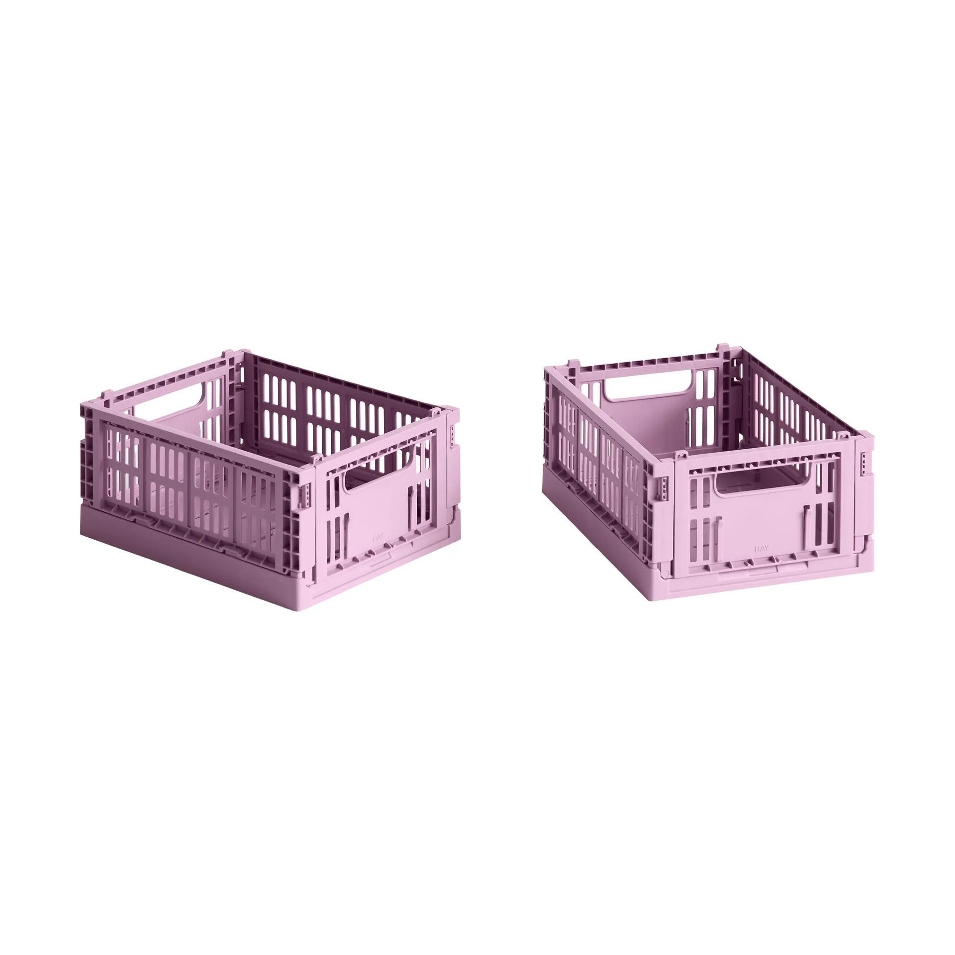 HAY Colour Crate Mini 13x17 cm 2-pakning, Dusty rose HAY