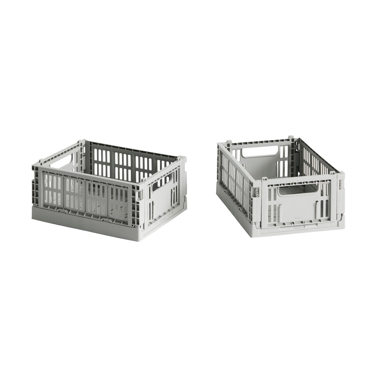 Colour Crate oppbevaringsboks mini 2 stk, light grey