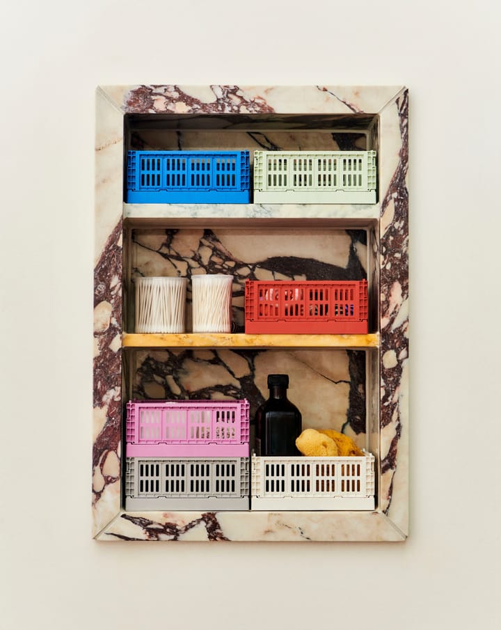 HAY Colour Crate Mini 13x17 cm 2-pakning, Off white HAY
