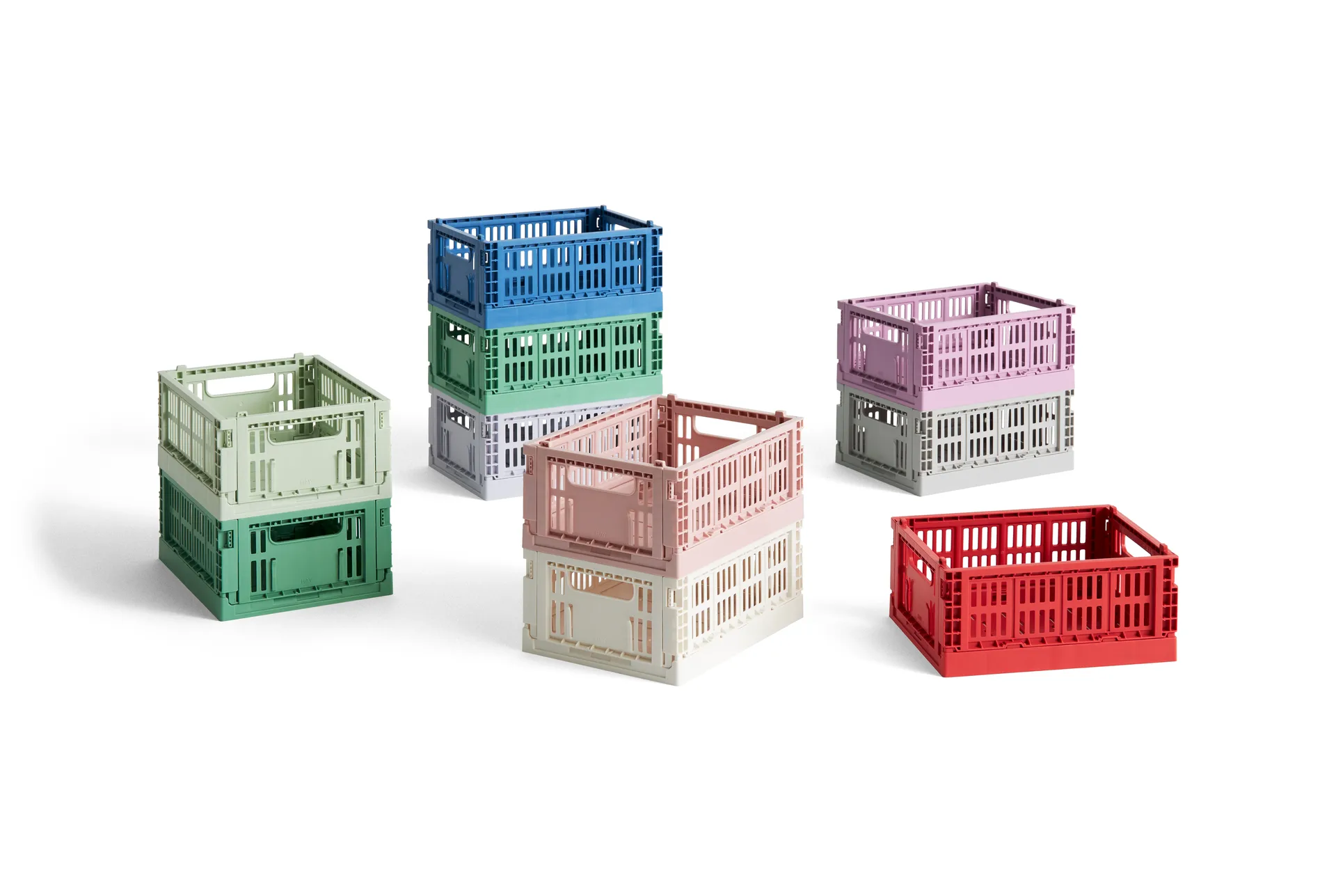 HAY Colour Crate Mini 13x17 cm 2-pakning, Off white HAY
