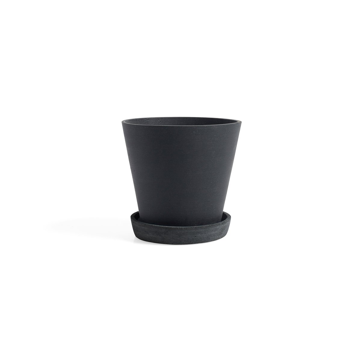 Bilde av HAY HAY Flowerpot with saucer krukke S Ø11 cm Svart