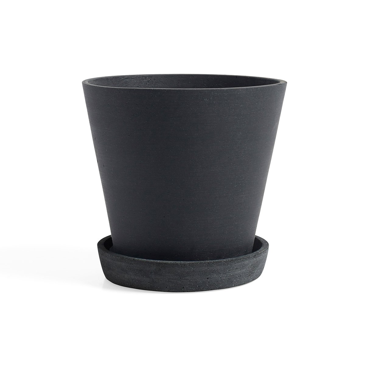 Bilde av HAY HAY Flowerpot with saucer krukke XXL Ø26 cm Svart