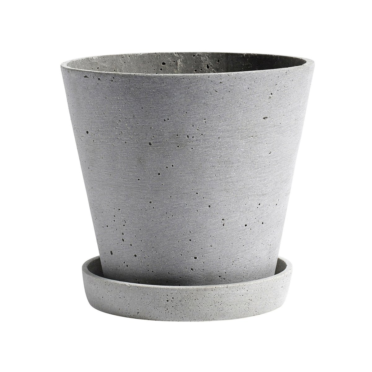 Bilde av HAY HAY Flowerpot with saucer krukke XXXL Ø34 cm Grå