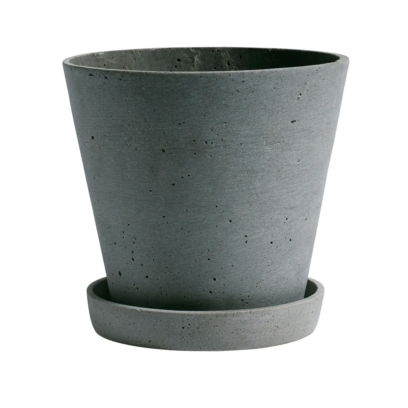 HAY Flowerpot with saucer krukke XXXL Ø34 cm, Grønn HAY