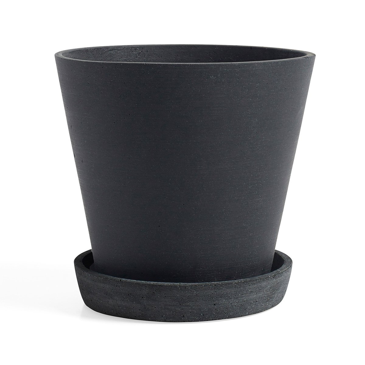 Bilde av HAY HAY Flowerpot with saucer krukke XXXL Ø34 cm Svart