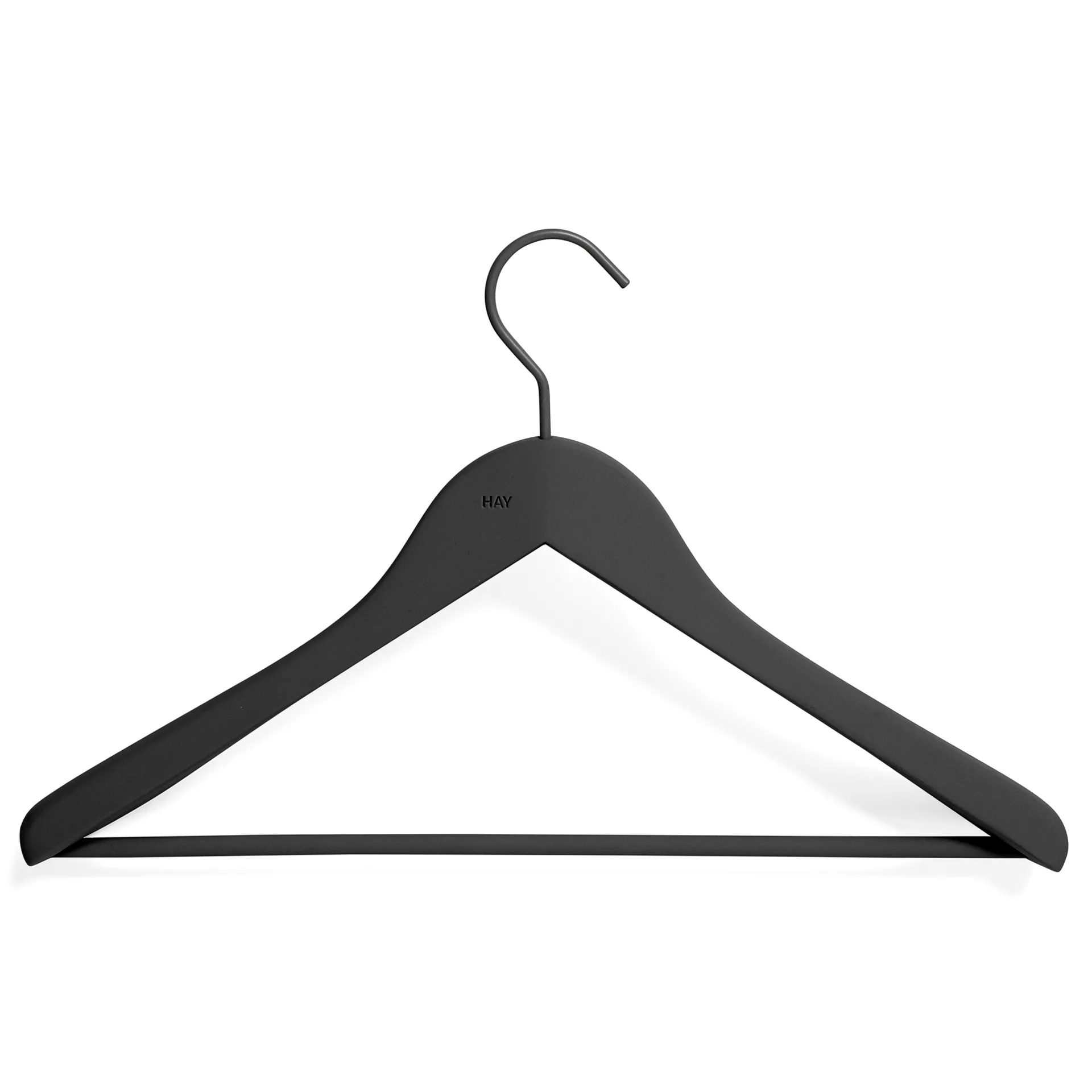 HAY kleshenger med stang wide 4-stk., Svart HAY