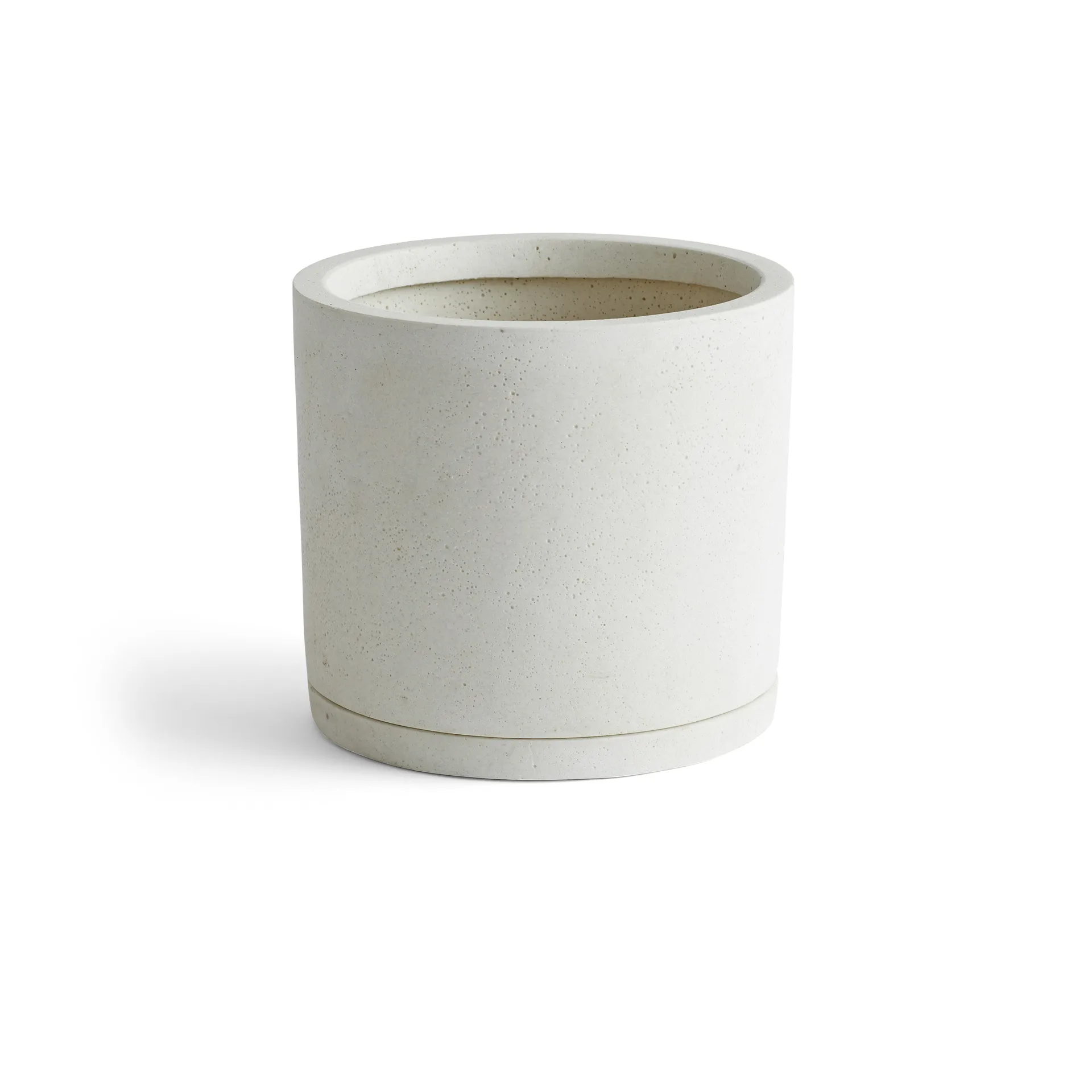 HAY Plant Pot with saucer krukke XXL Ø 24 cm, Hvit HAY