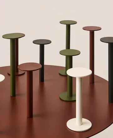 Host portabel lampe - Olive, 22 cm - HAY