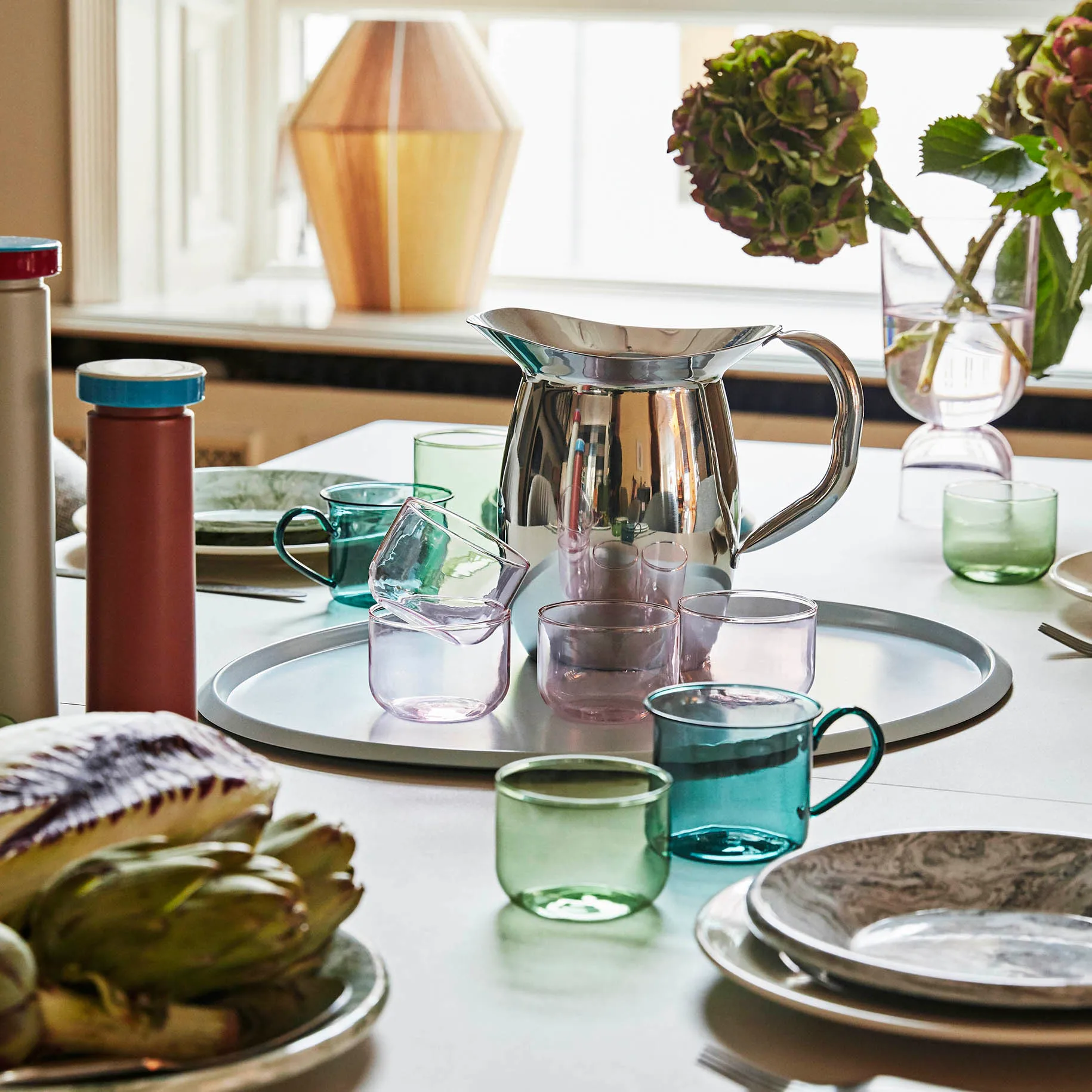 Indian Steel Pitcher kanne, 1,8 L HAY