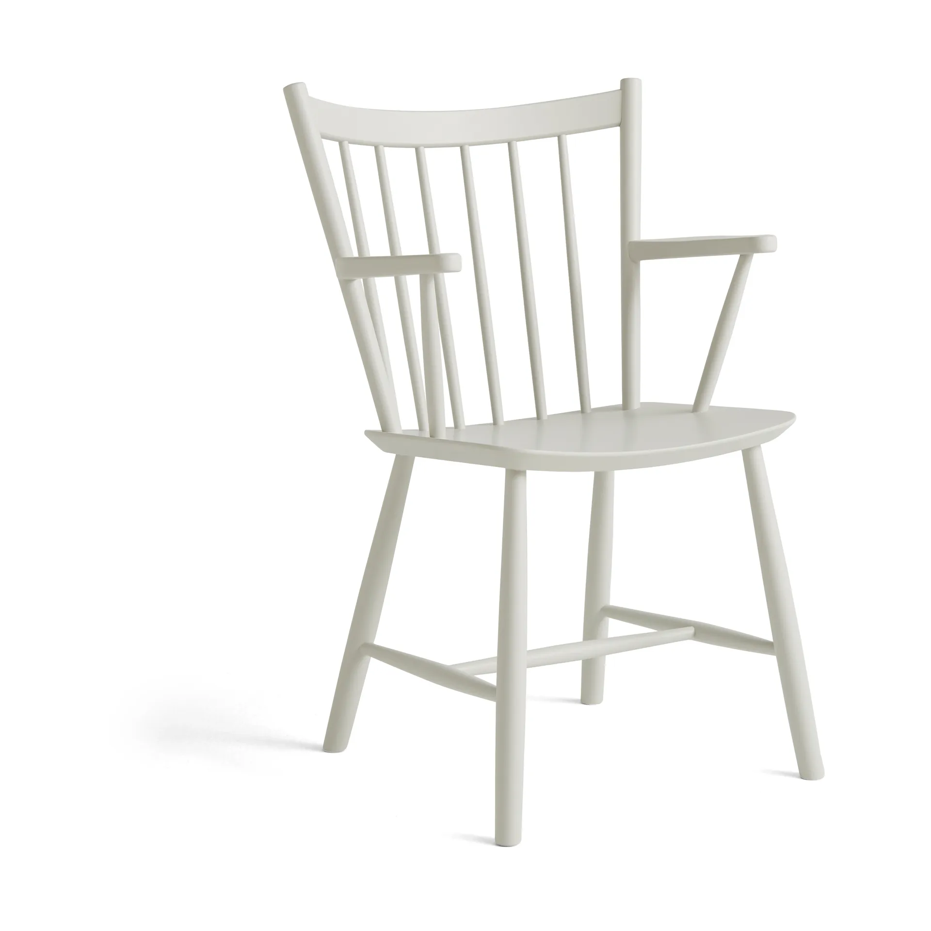 J42 karmstol, Warm grey lakkert bøk HAY