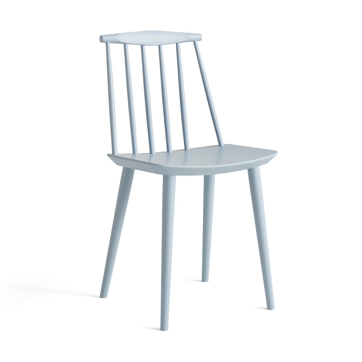 HAY J77 stol Slate blue lacquered beech