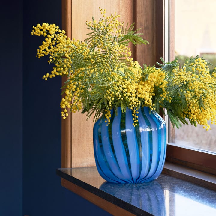 Juice Wide vase 22 cm - Light blue - HAY