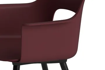 Layout Armchair 211 karmstol - Bordeaux-svartlakkert eik - HAY