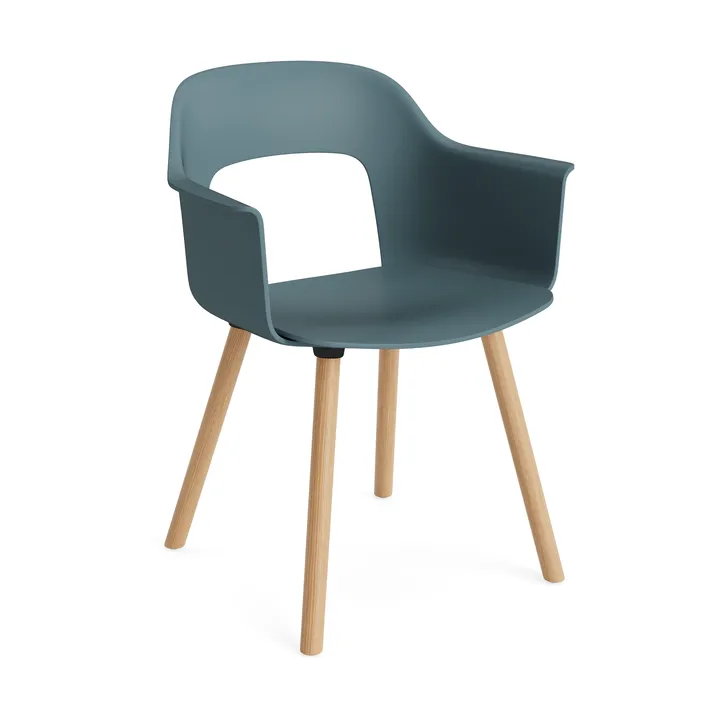Layout Armchair 211 karmstol - Ocean-lakkert eik - HAY