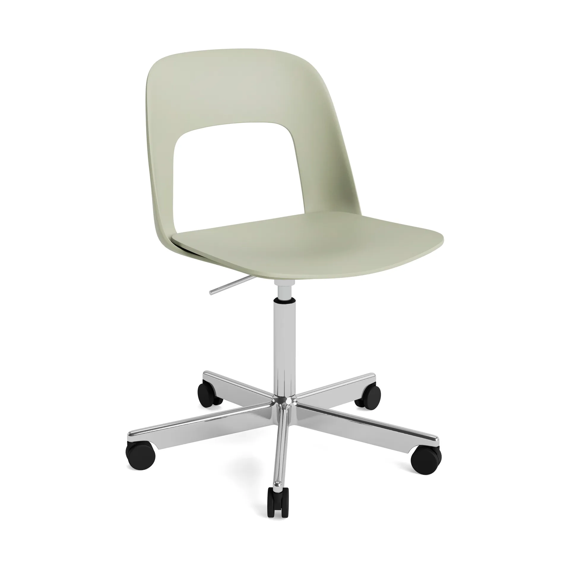 Layout Chair 141 stol, Bottle green-polert aluminium HAY
