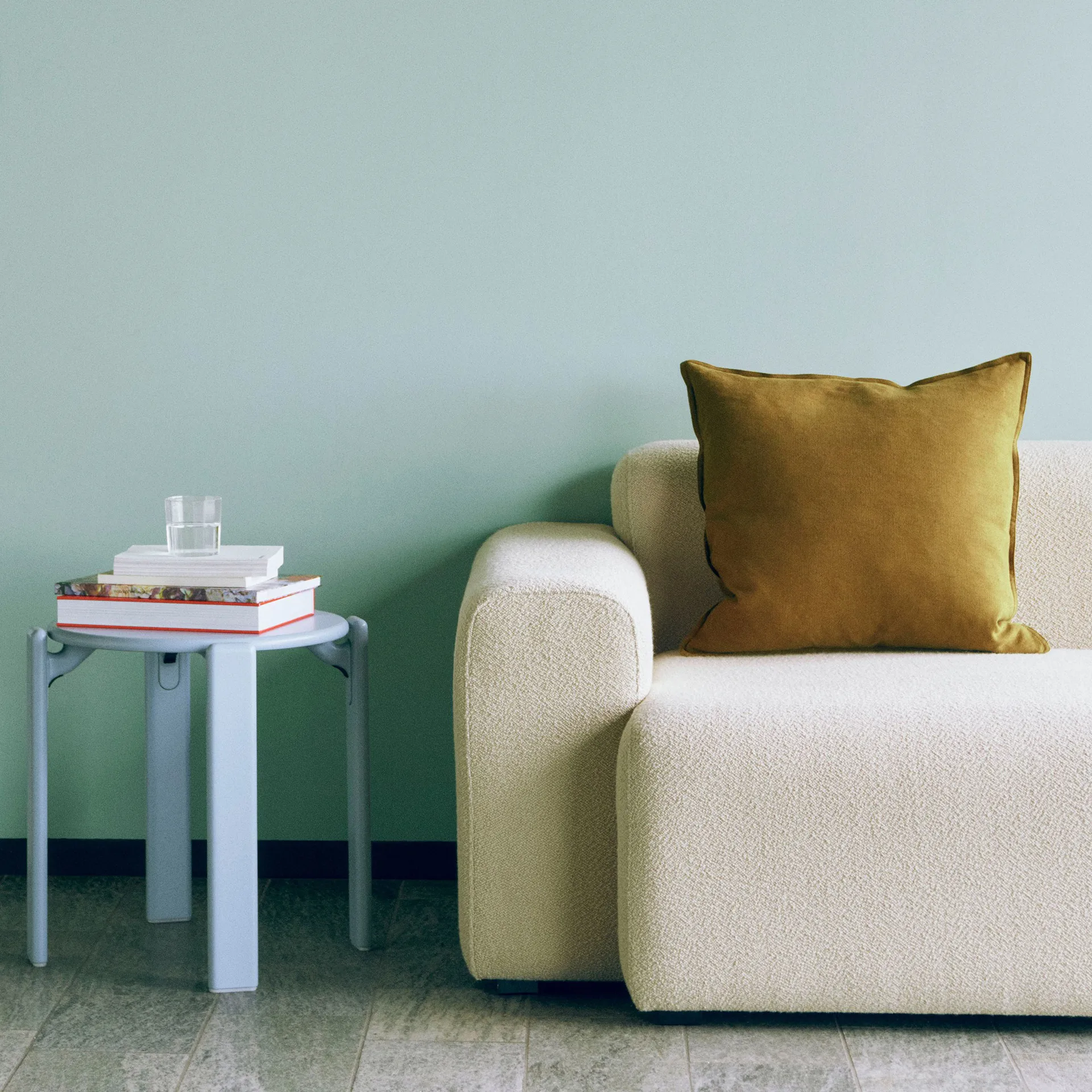 Linen pute 50x50 cm, Olive HAY