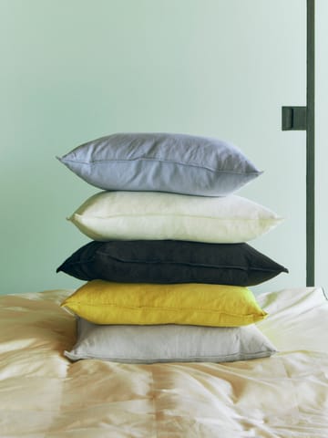 Linen pute 60x60 cm - Lemon yellow - HAY