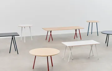 Loop Stand Frame benstativ 72 cm 2-pakning - Hvit - HAY