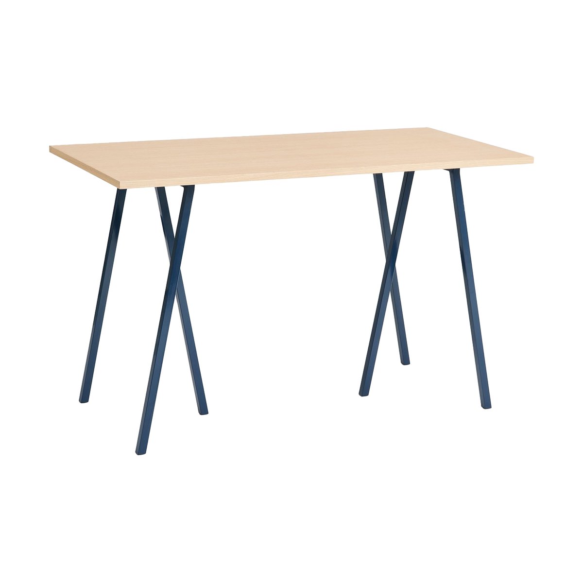 HAY Loop Stand incl. support barbord 77,5×160 cm Maroon red-clear lacq. oak
