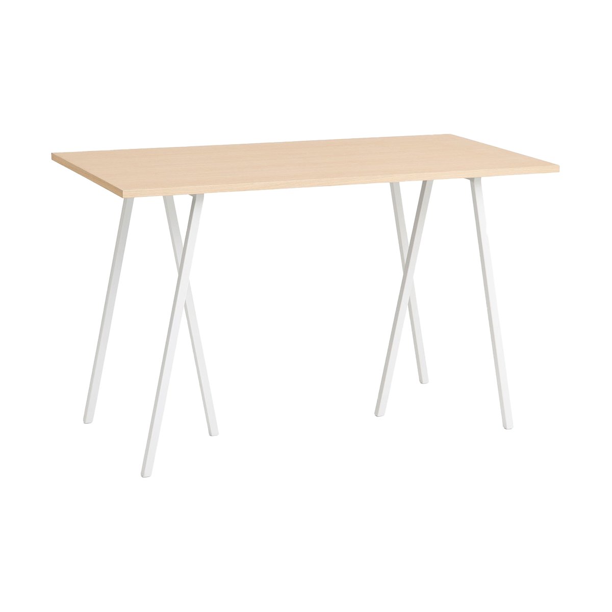 HAY Loop Stand incl. support barbord 77,5×160 cm White-clear lacq. oak