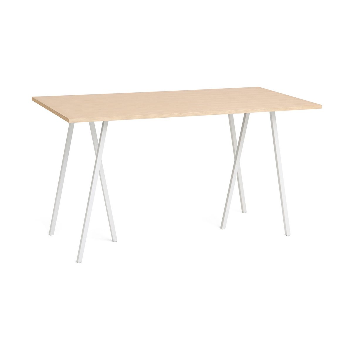 HAY Loop Stand incl. support barbord 87,5×180 cm White-clear lacq. oak