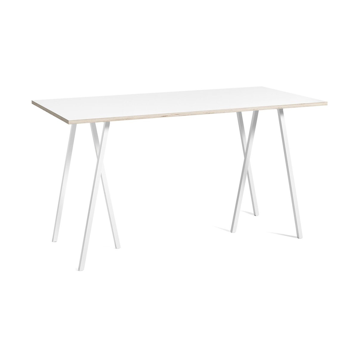 HAY Loop Stand incl. support barbord 87,5×180 cm White-white laminate-plywood