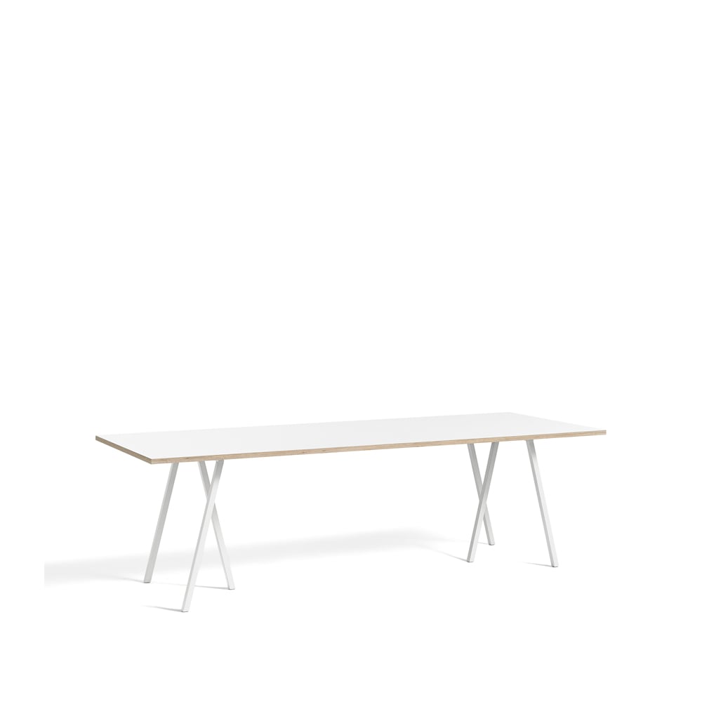 HAY Loop Stand spisebord White laminate-white, 250 cm