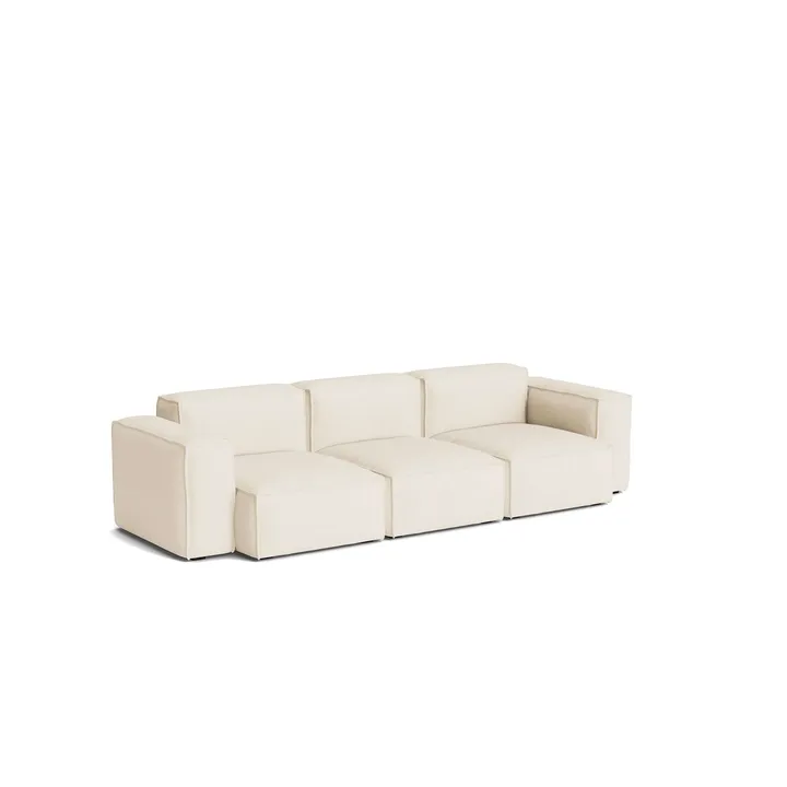 Mags Soft Low Armrest sofa 2,5-seter kombinasjon 1 - Turf cream, avtakbart trekk - HAY
