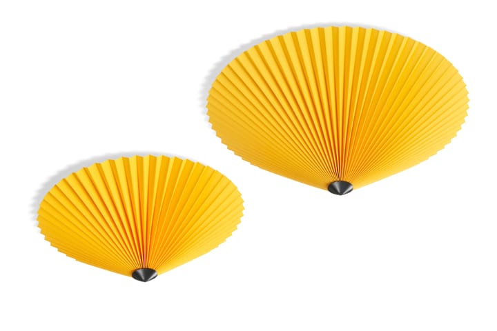 Matin flush mount plafond Ø 38 cm, Yellow shade HAY