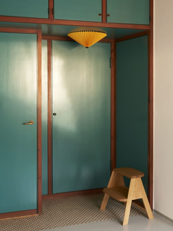 Matin flush mount plafond Ø 50 cm, Yellow shade HAY