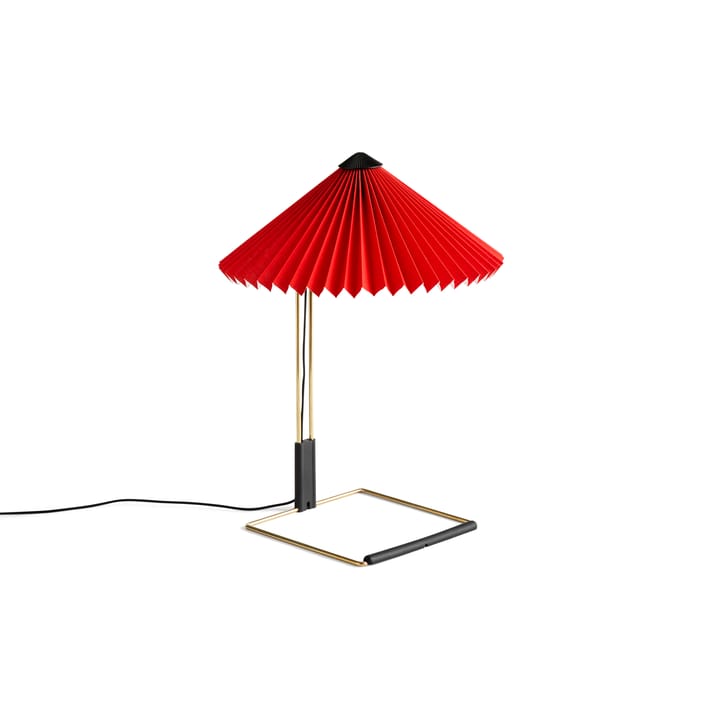 Matin table bordlampe Ø 30 cm - Bright red shade - HAY
