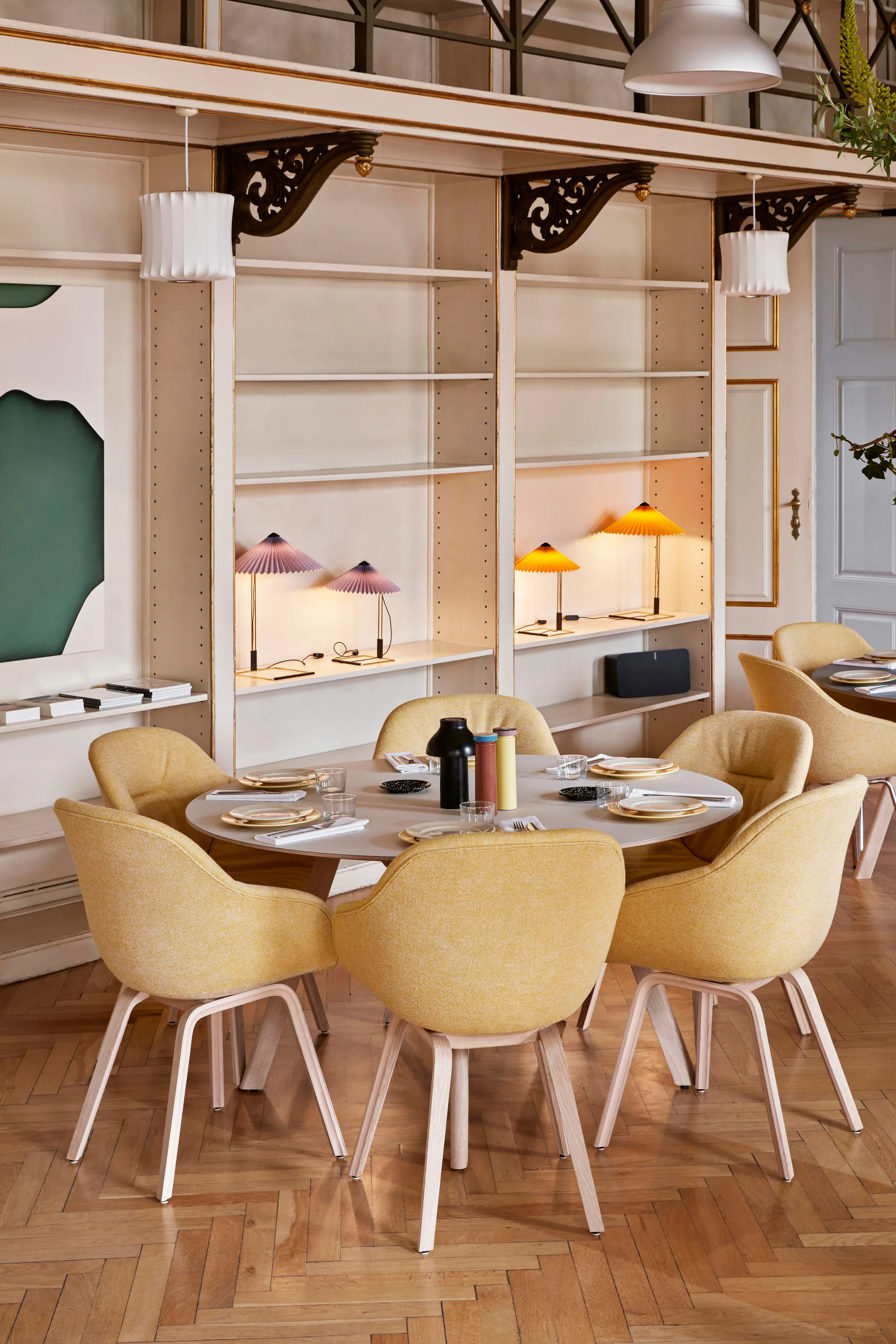 Matin table bordlampe Ø 30 cm, Lavender shade HAY